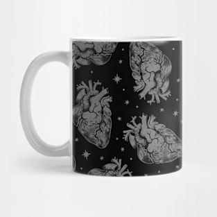 Anatomical Hearts Scatter Grey Mug